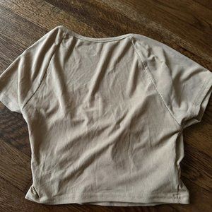 Shein crop top/cut out tee